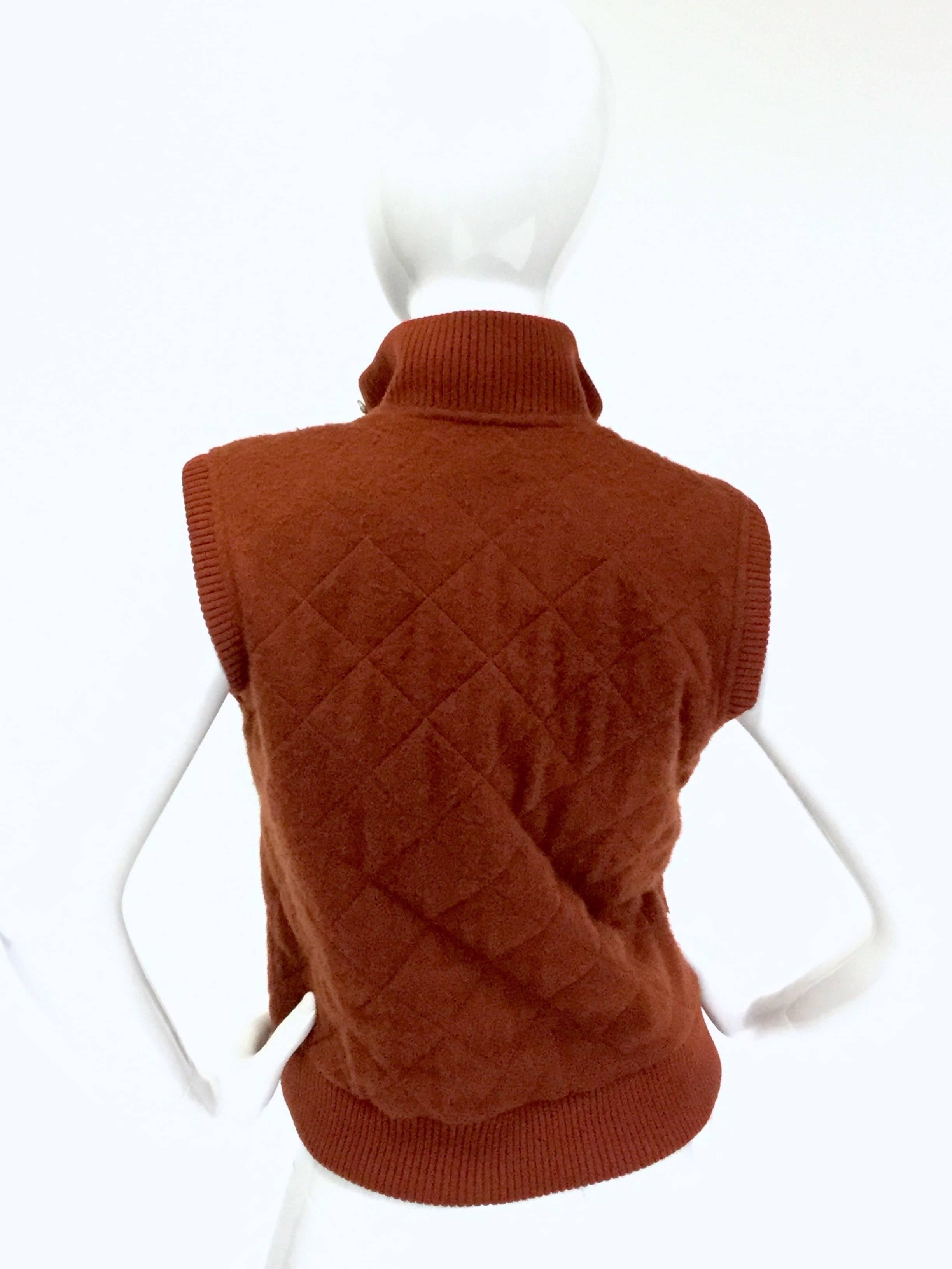 loro piana quilted vest