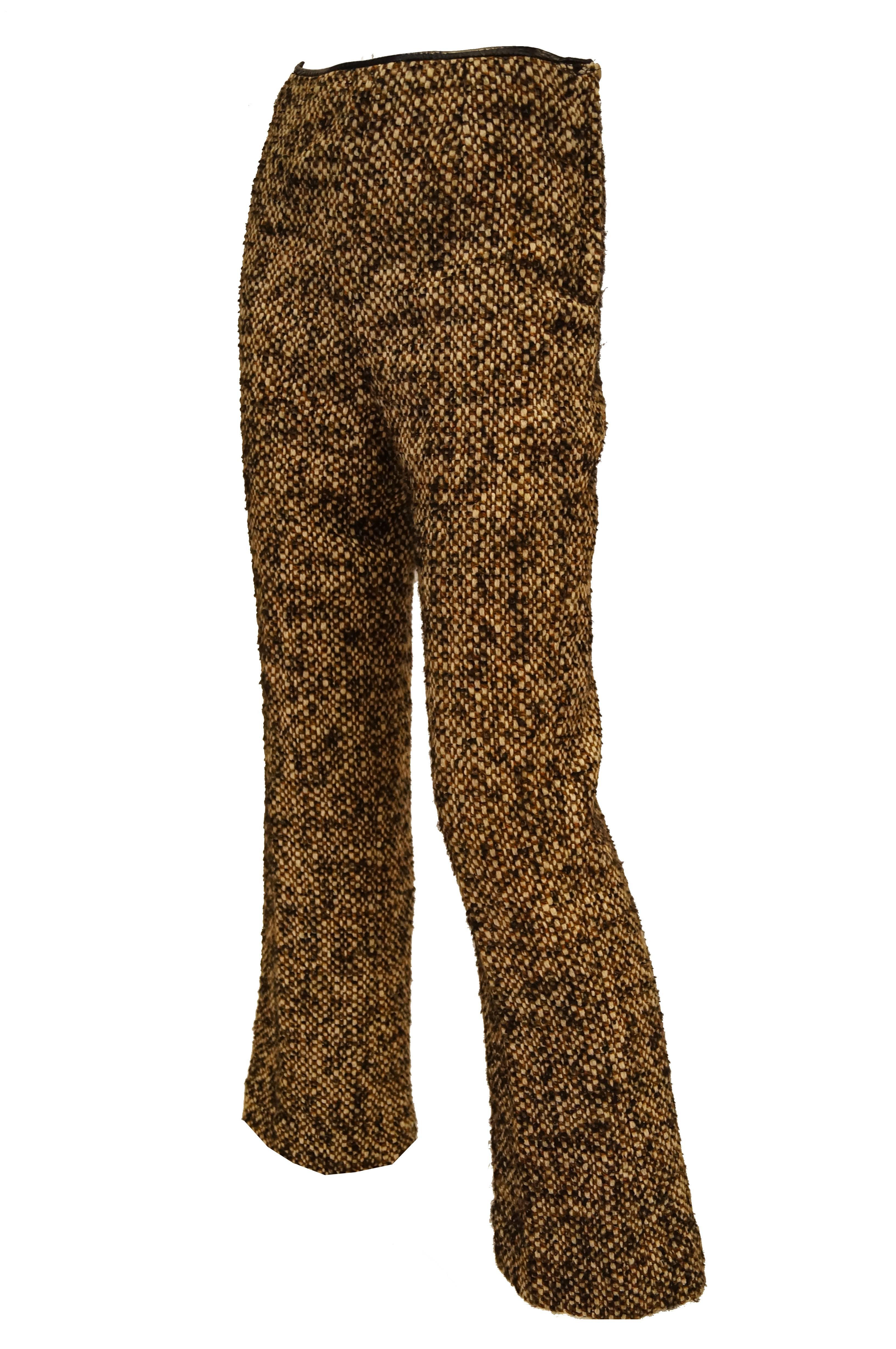 Bonnie Cashin Sills Wool and Leather Cape with Trousers, 1960s 2