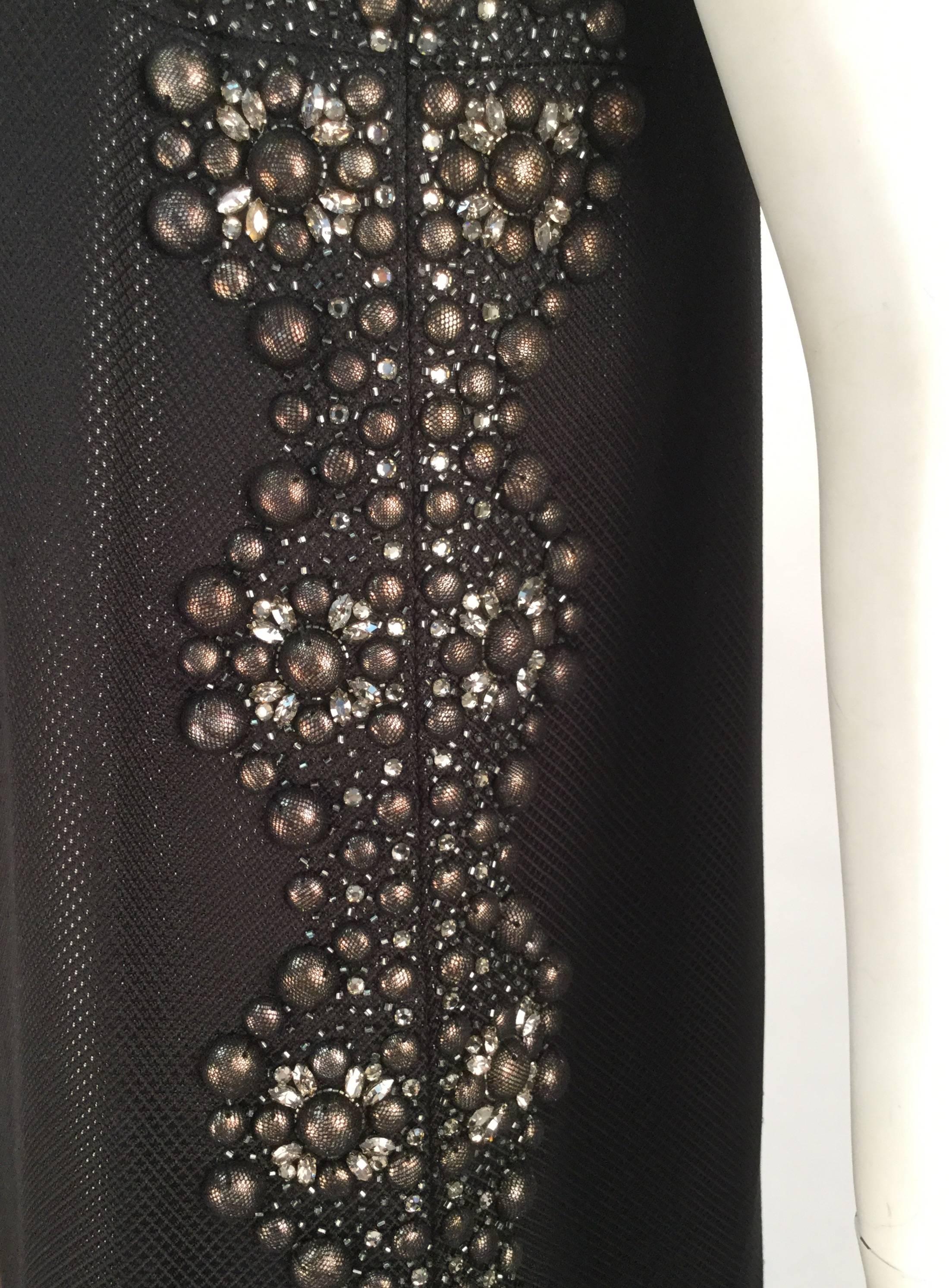 21st Century Black Studded Gucci Dress  For Sale 1