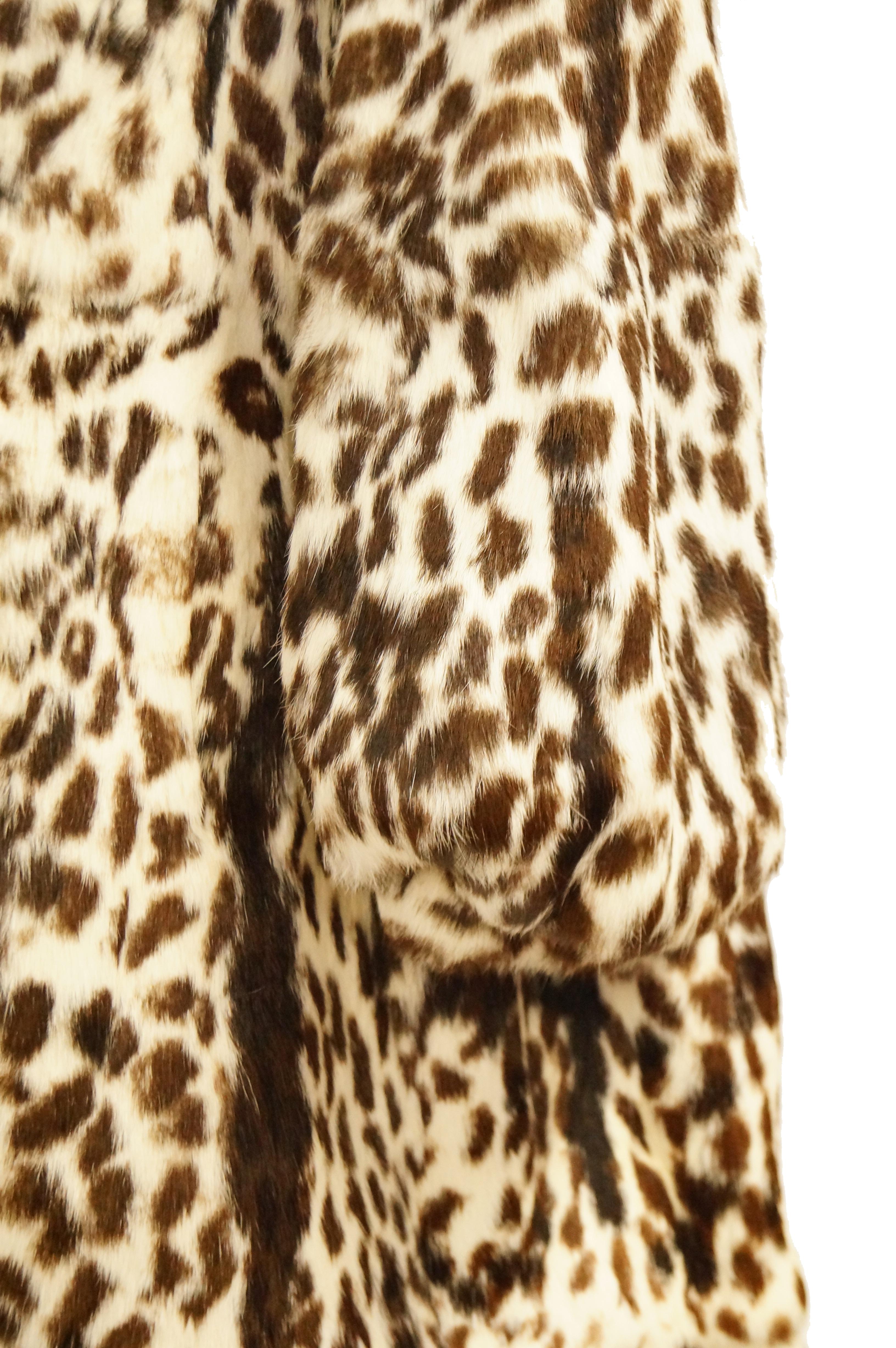 1980s rabbit fur coat