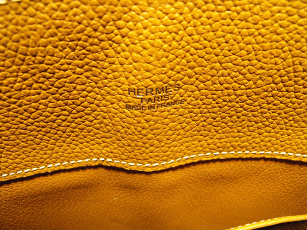 Hermes Tan Clemence 35cm So Kelly Shoulder Bag 1