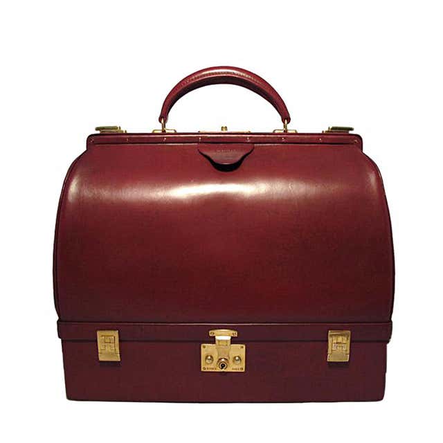 Hermes Vintage Rouge Sac Mallette Handbag at 1stDibs | hermes sac ...