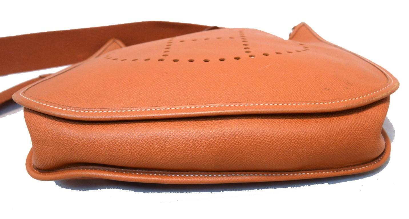 Hermes Natural Tan Epsom Leather Evelyn I PM Shoulder Bag In Excellent Condition In Philadelphia, PA