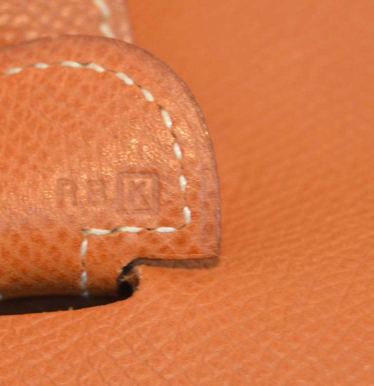 Hermes Natural Tan Epsom Leather Evelyn I PM Shoulder Bag 1