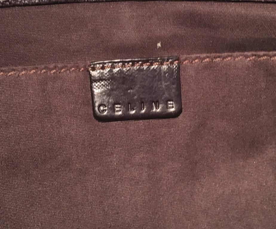 Celine Brown Leather Biker Boogie Handbag 2