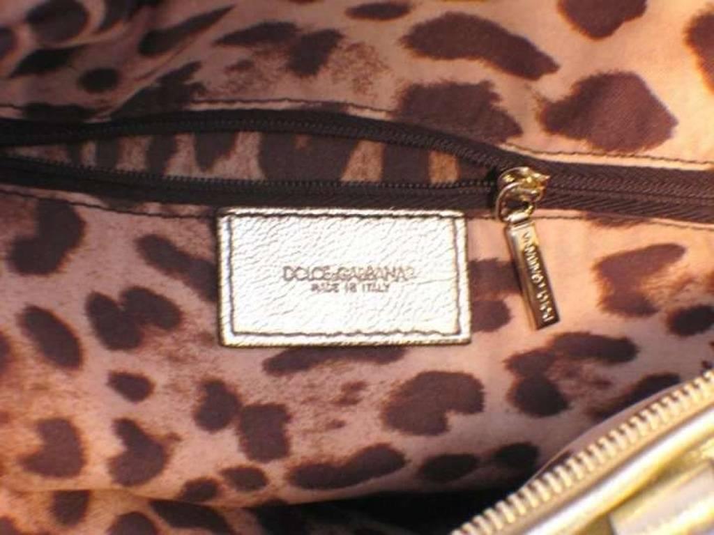 Dolce & Gabbana Gold Shoulder Bag 2