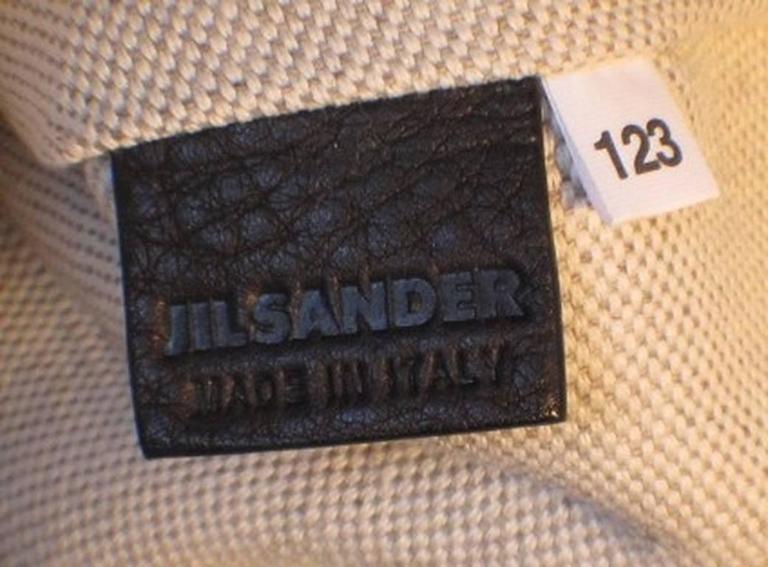 Jil Sander Black Python Snakeskin Shoulder Bag Tote For Sale at 1stDibs | jil  sander bag vintage