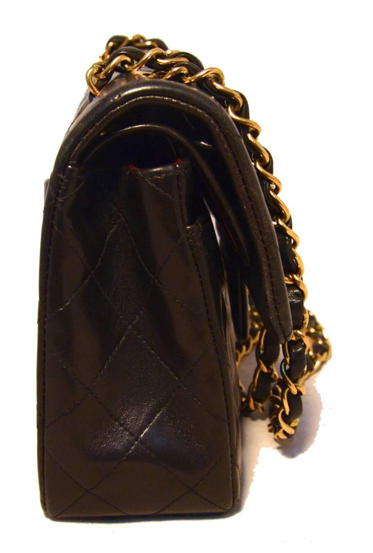 Women's Chanel Black Brown Quilted Leather 9