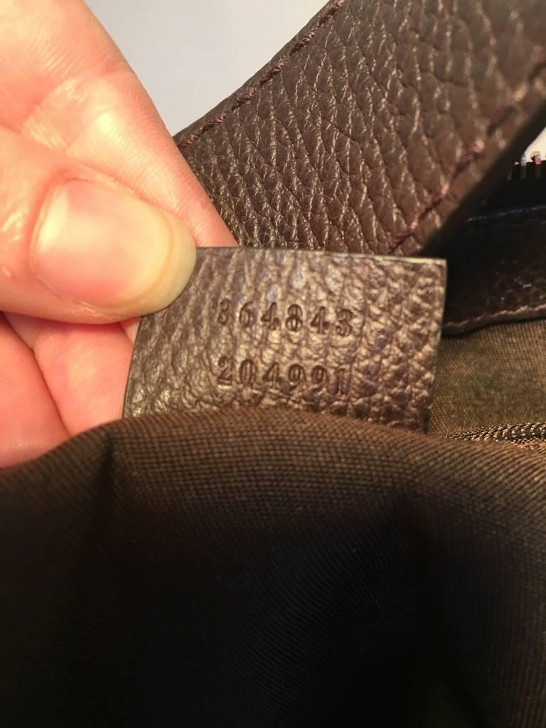 Gucci Pleated Monogram Canvas Shoulder Bag  2