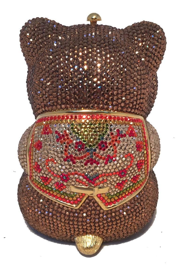 judith leiber teddy bear purse