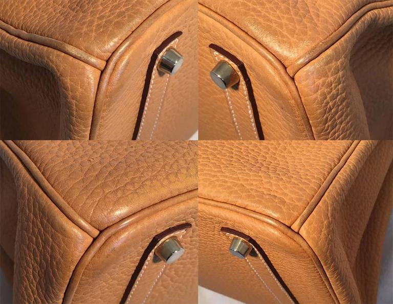Hermes Birkin 35 Vachette Ardennes Leather Natural Sable GHW