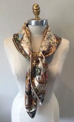 Collectible Hermes Mythologies des Hommes Silk Scarf