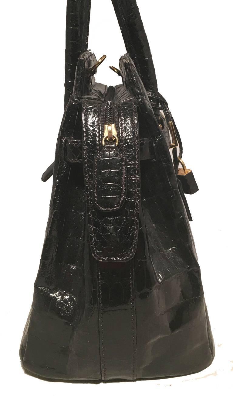 Eileen Kramer Black Alligator Birkin Bag At 1stdibs