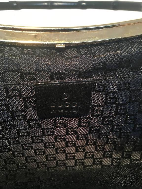 Gucci Black and White Chevron Zebra Print Fur Handbag For Sale at 1stdibs