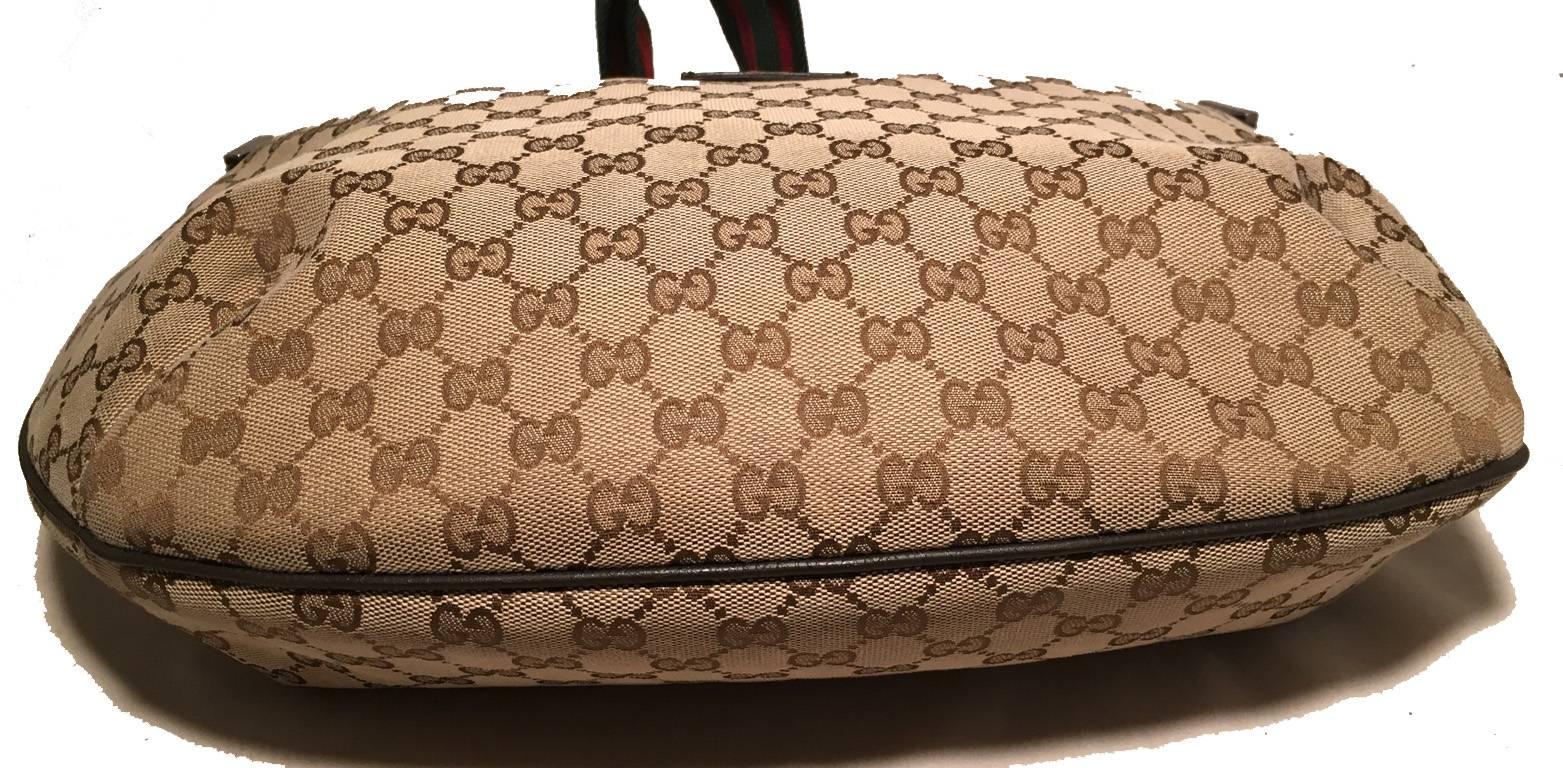 Gucci Monogram Hobo Shoulder Bag  In Excellent Condition In Philadelphia, PA