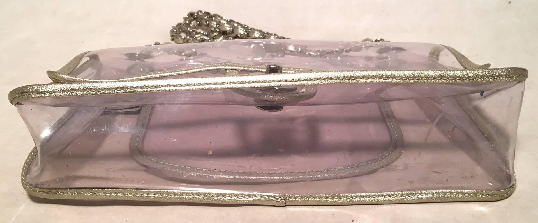 clear chanel purse