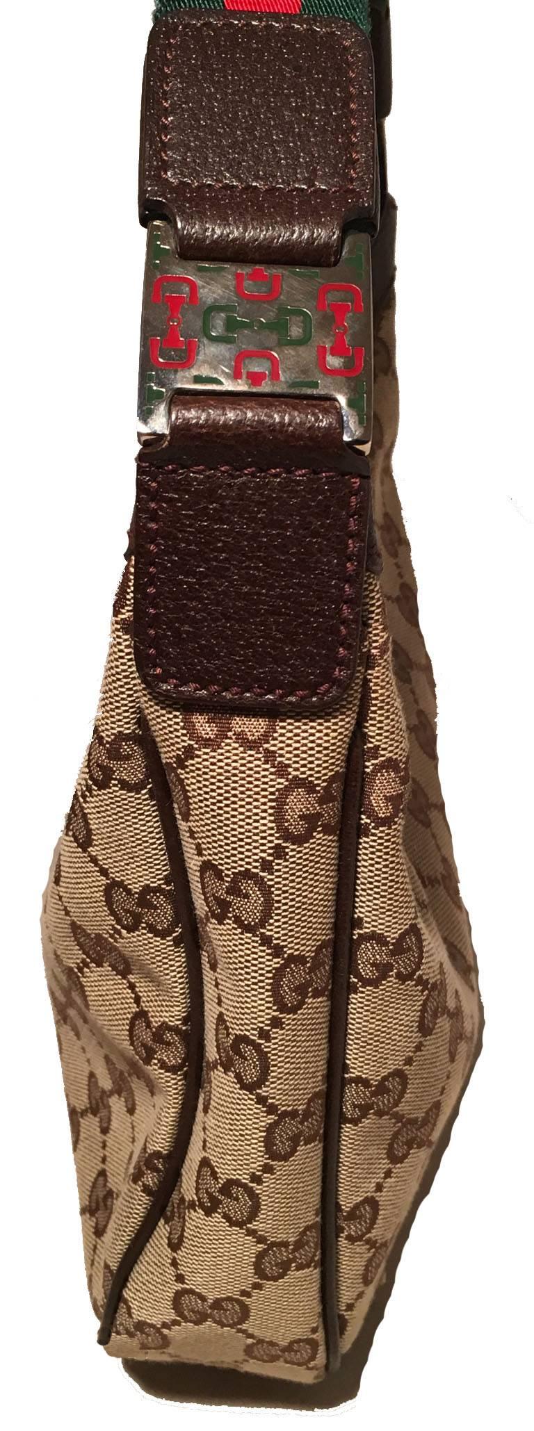 Brown Gucci Monogram Canvas Mini Handbag