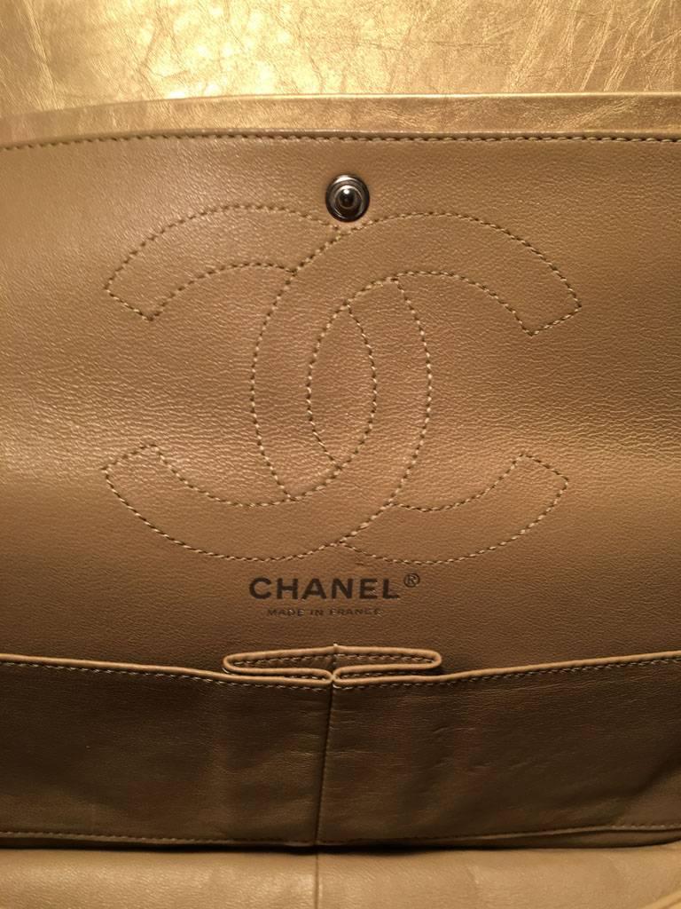 Women's Chanel Gold Leather 2.55 Reissue 226 Double Flap Classic 
