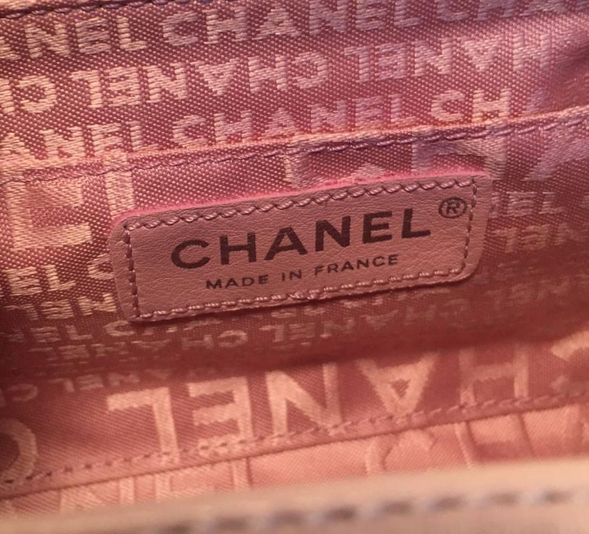 Chanel RARE Pink leather Mini Flap Classic Handbag 3