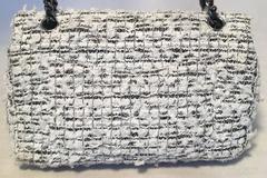 Chanel Tweed and Lace Embellished Mini Classic Flap Shoulder Bag