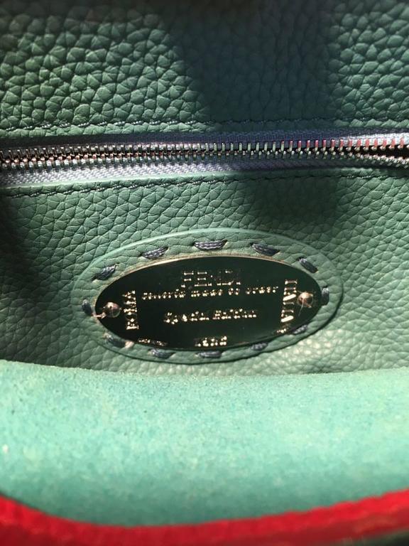 Fendi Red Leather Small Peekaboo Handbag For Sale at 1stDibs | fendi ...