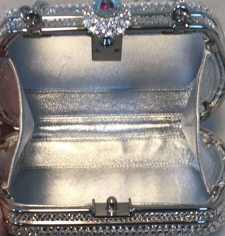 silver mini purse