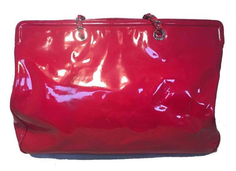 Chanel Red Patent Leather Lipstick Tote at 1stDibs  chanel red patent leather  bag, chanel lipstick bag, chanel red lipstick