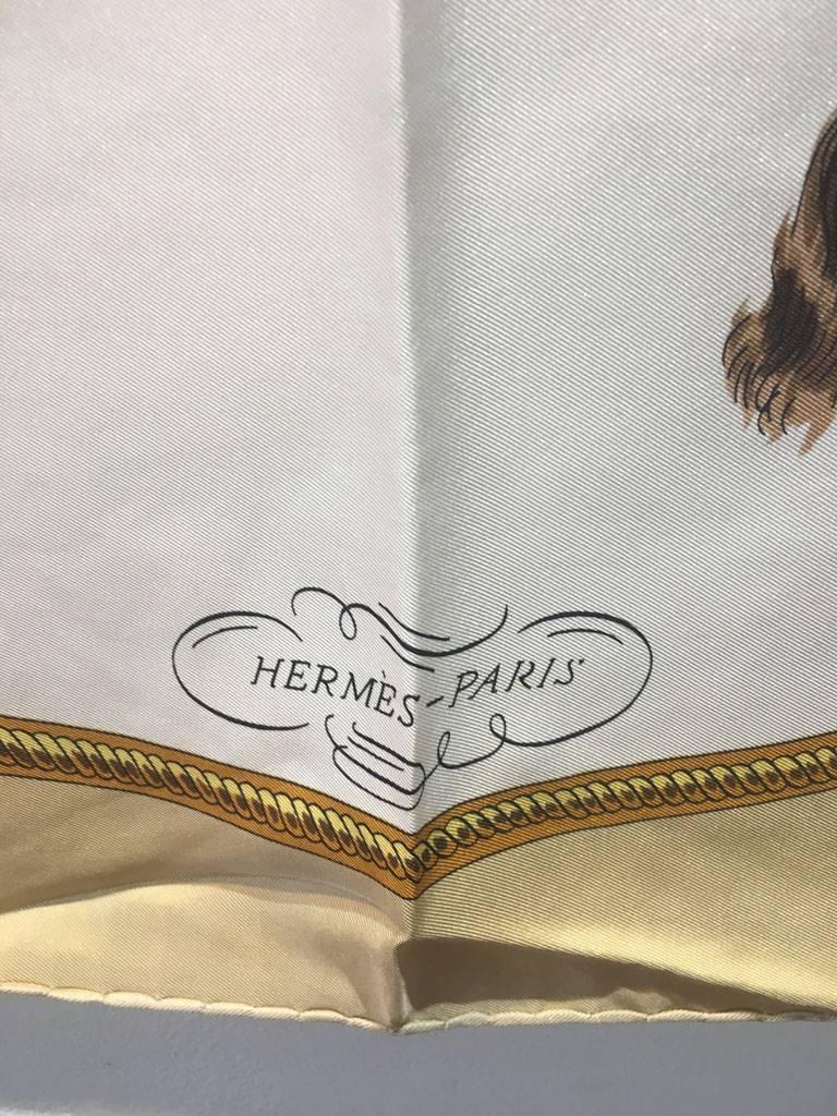 Women's Hermes Vintage Reprise Silk Scarf, circa 1970s