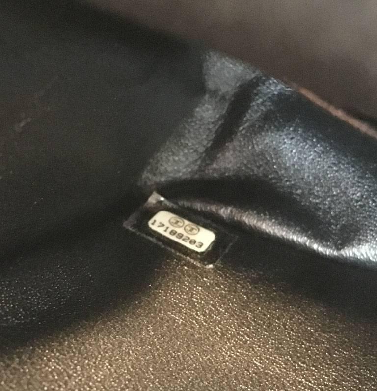 Chanel Black Leather Studded Classic Flap 2.55 Shoulder Bag 2