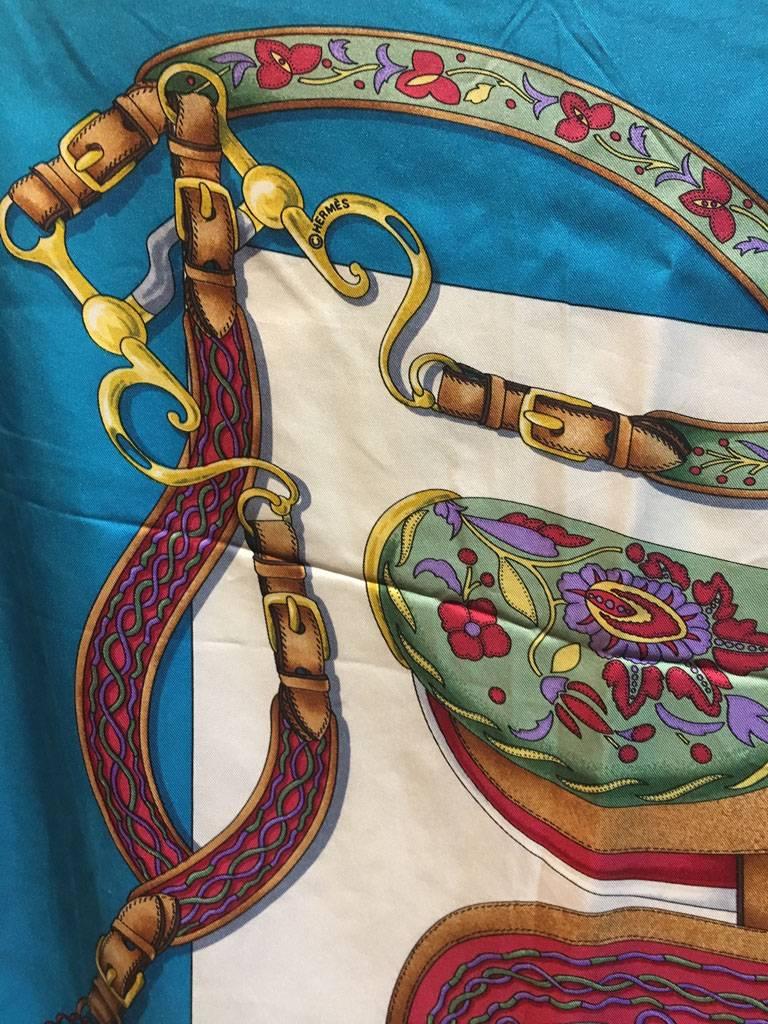 Hermes Vintage Festivals Silk Scarf In Excellent Condition In Philadelphia, PA