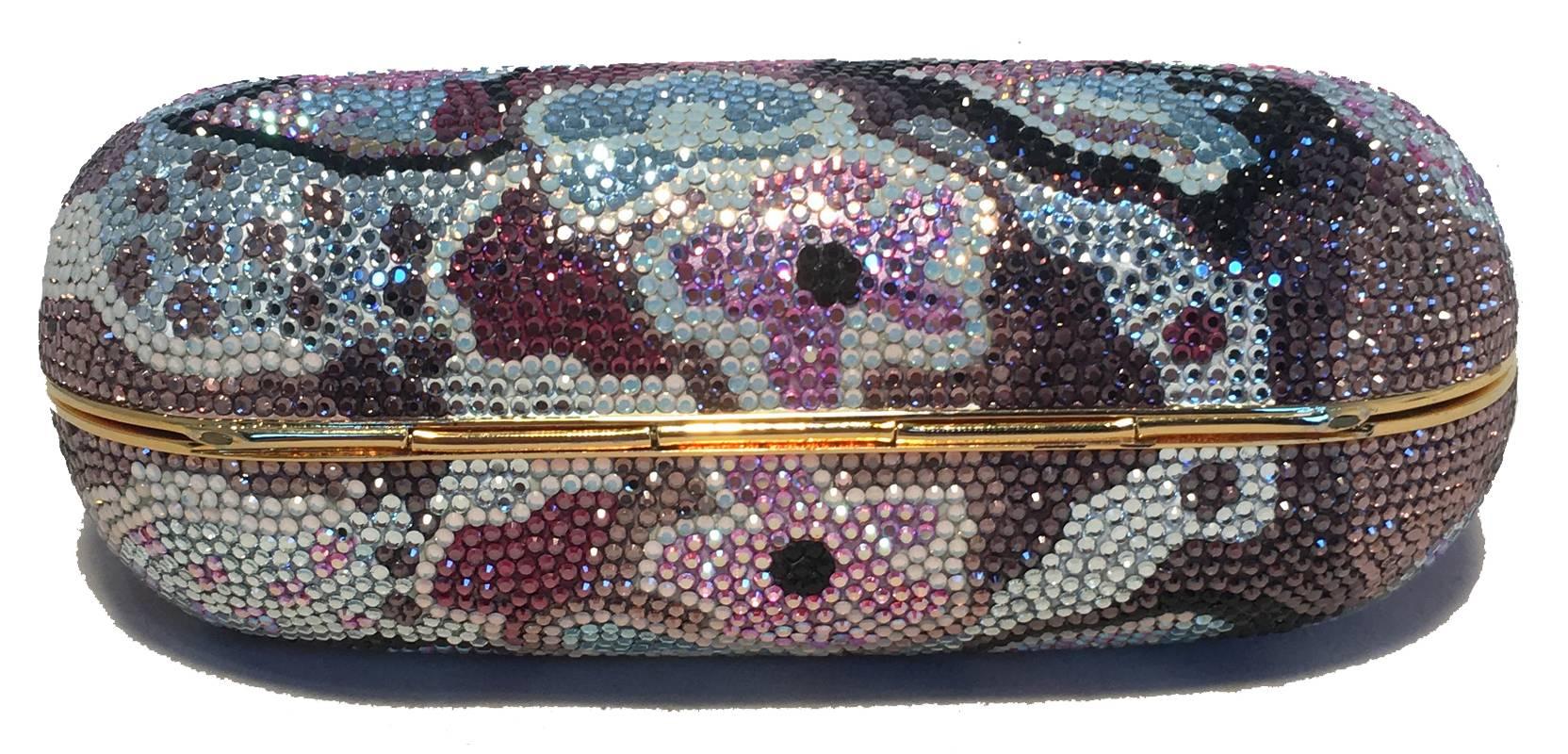 Judith Leiber Swarovski Crystal Mutlicolored Mini Purse Minaudiere Evening Bag 3