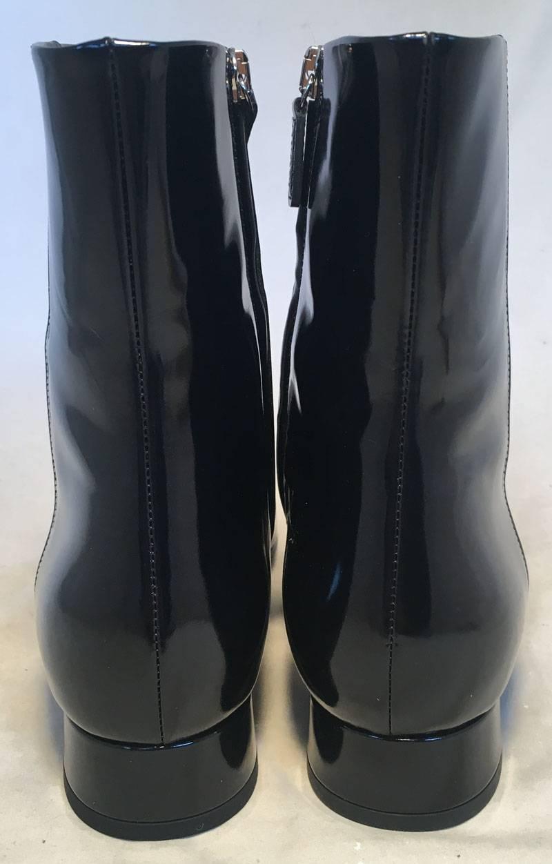 gucci patent leather boots