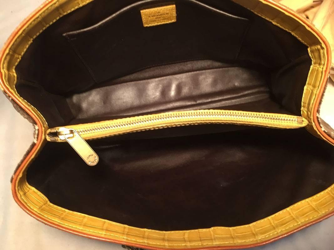 Women's Louis Vuitton Limited Edition Trompe L'oeil Le Fabuleux Velvet Shoulder Bag