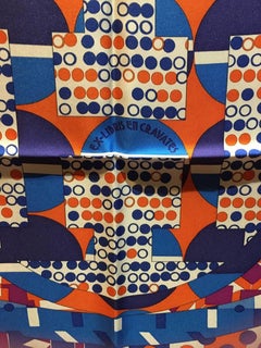 Hermes Ex-Libris en Cravates Silk Scarf