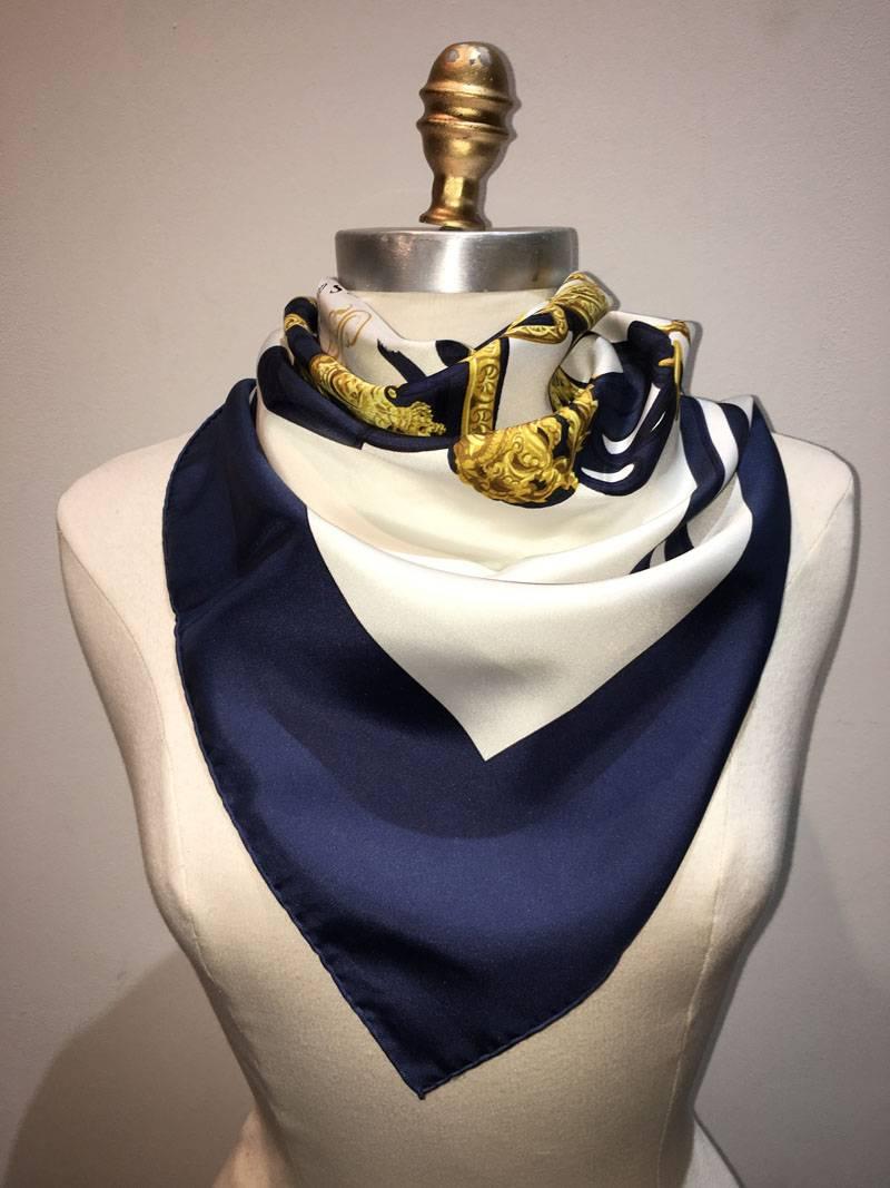 Gorgeous Vintage Hermes brides de gala silk scarf in excellent condition. Original silk screen design c1950s. 100% silk, hand rolled hem. made in france. no tag. excellent vintage condition, no stains, smells, or fabric pulls. Perfect for vintage