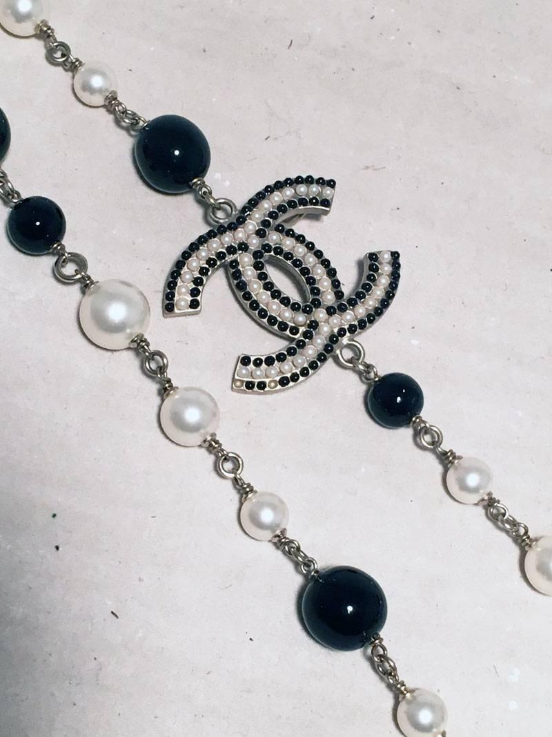 chanel long pearl necklace dupe