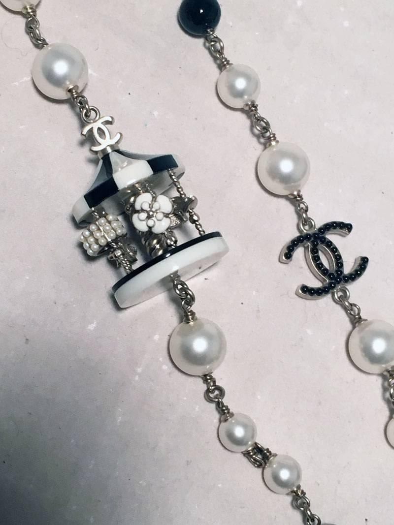 chanel carousel necklace