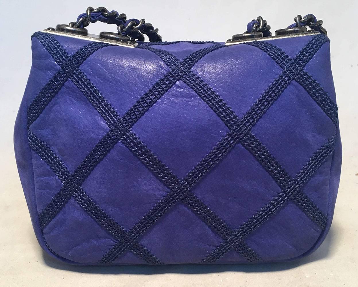 chanel electric blue bag