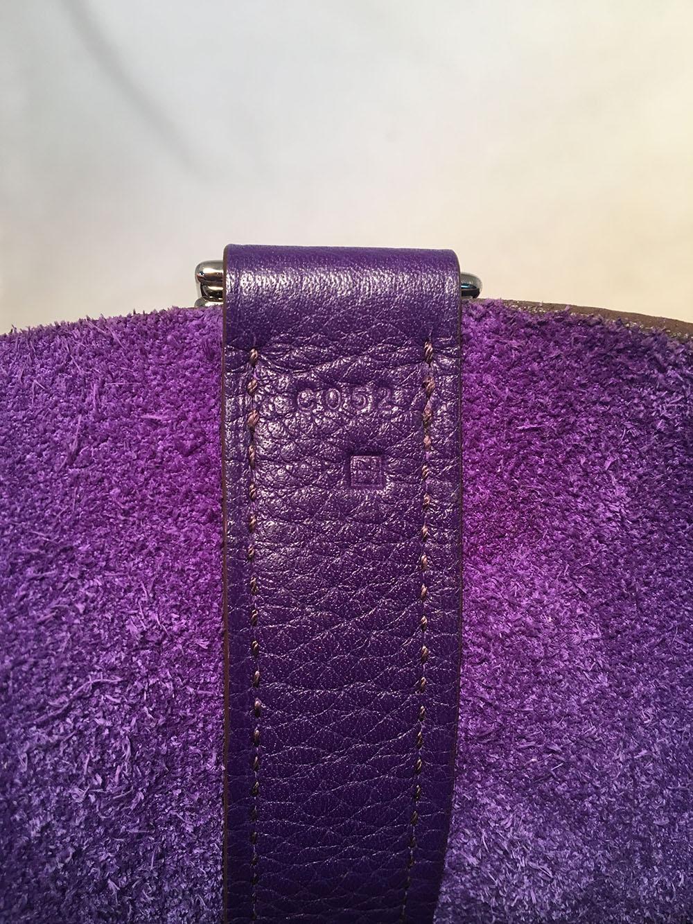 Hermes Purple Clemence Leather Picotin TGM Handbag 2