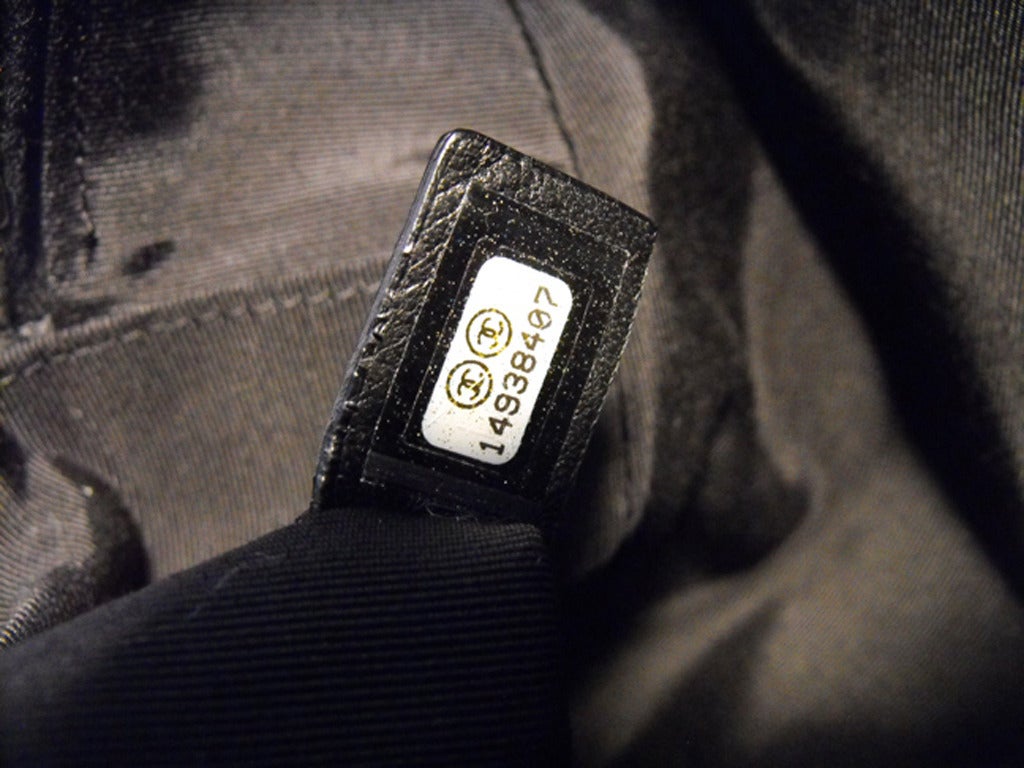 Chanel Black Quilted Medium Shopper Tote Shoulder Bag 2