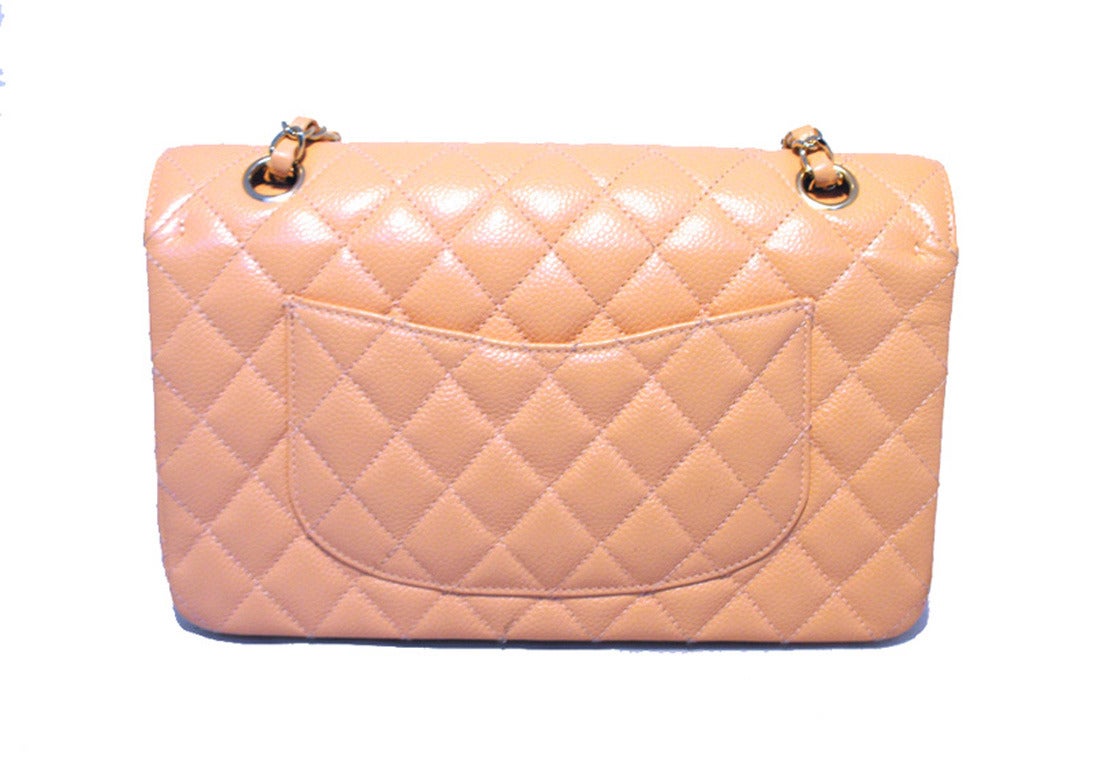 chanel peach bag