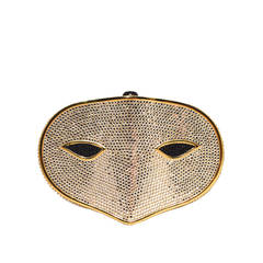 Judith Leiber Phantom Of The-opera Mask Crystal Minaudiere