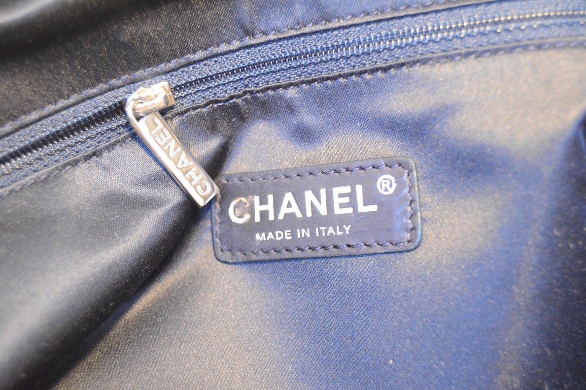 RESERVED Chanel Buttery Beige Lambskin Weekend Shoulder Bag Tote 4