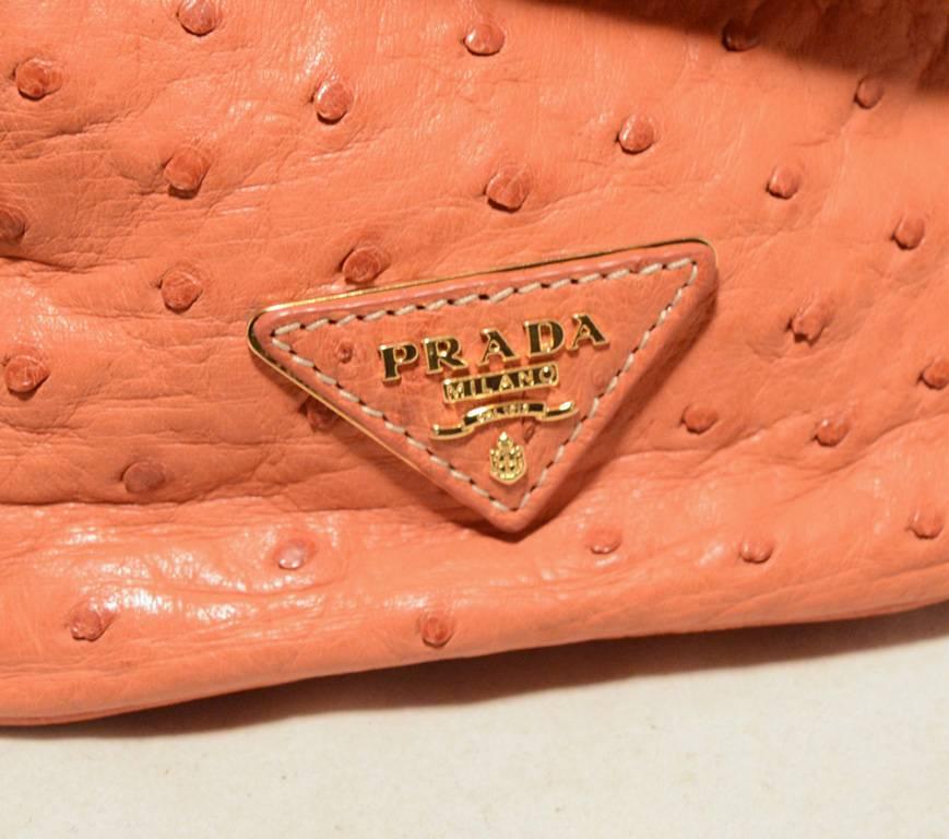 prada peach bag