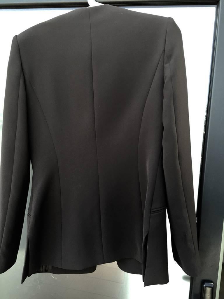 Salvatore Ferragamo Chocolate Brown Button Up Jacket For Sale at ...