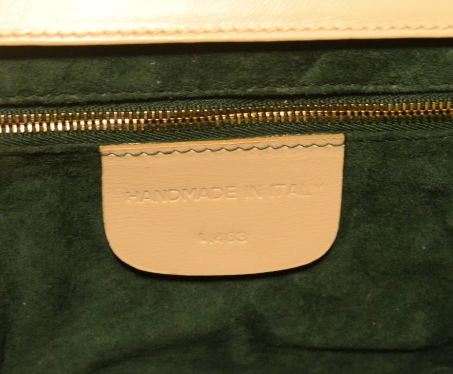 Barry Kieselstein-Cord Cream Leather Shoulder Bag 2