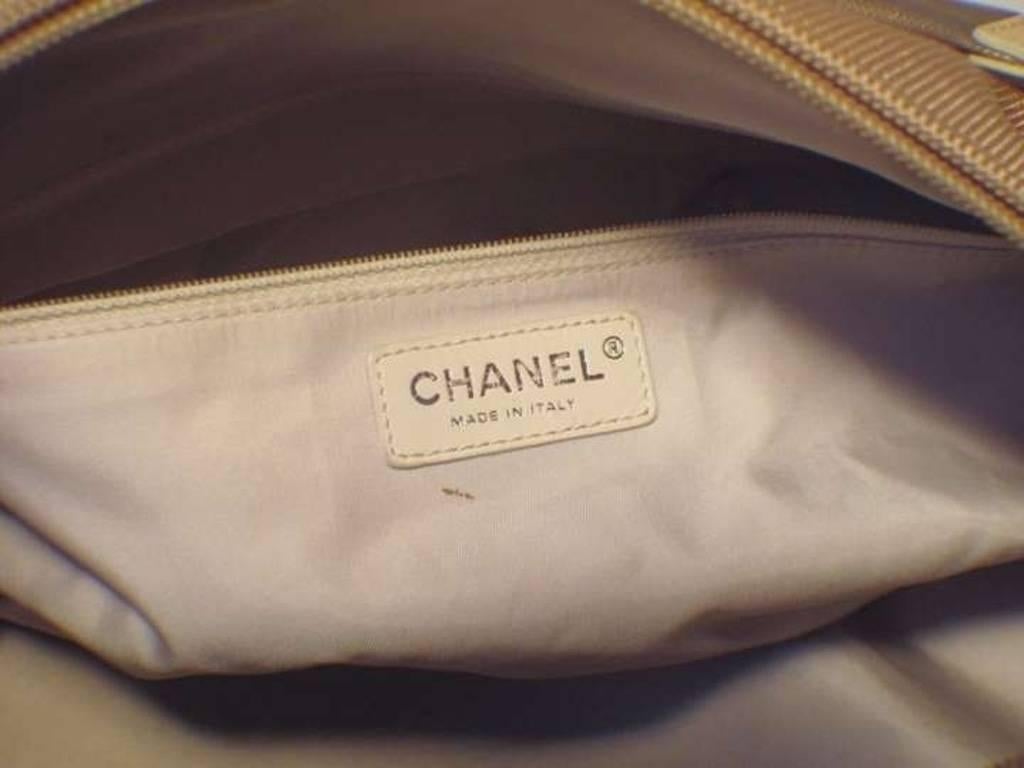 Women's Chanel Metallic Gold Leather Shopper