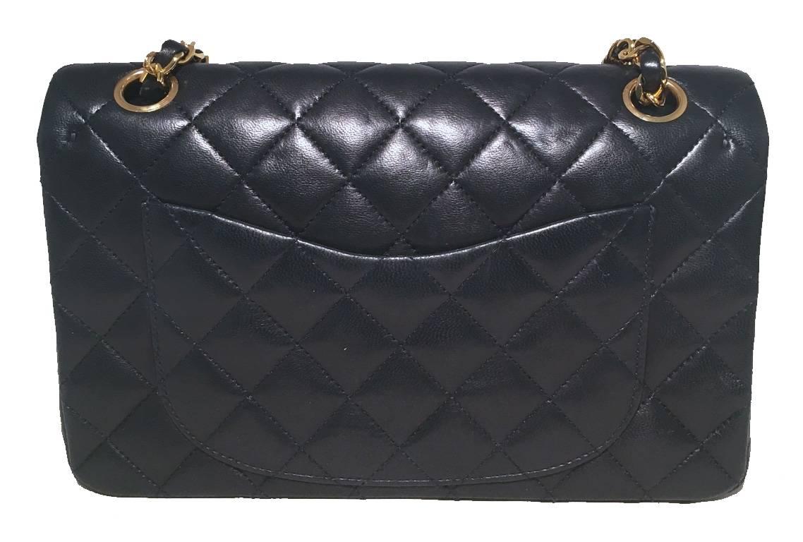 Bolso Chanel Vintage Azul Marino 9
