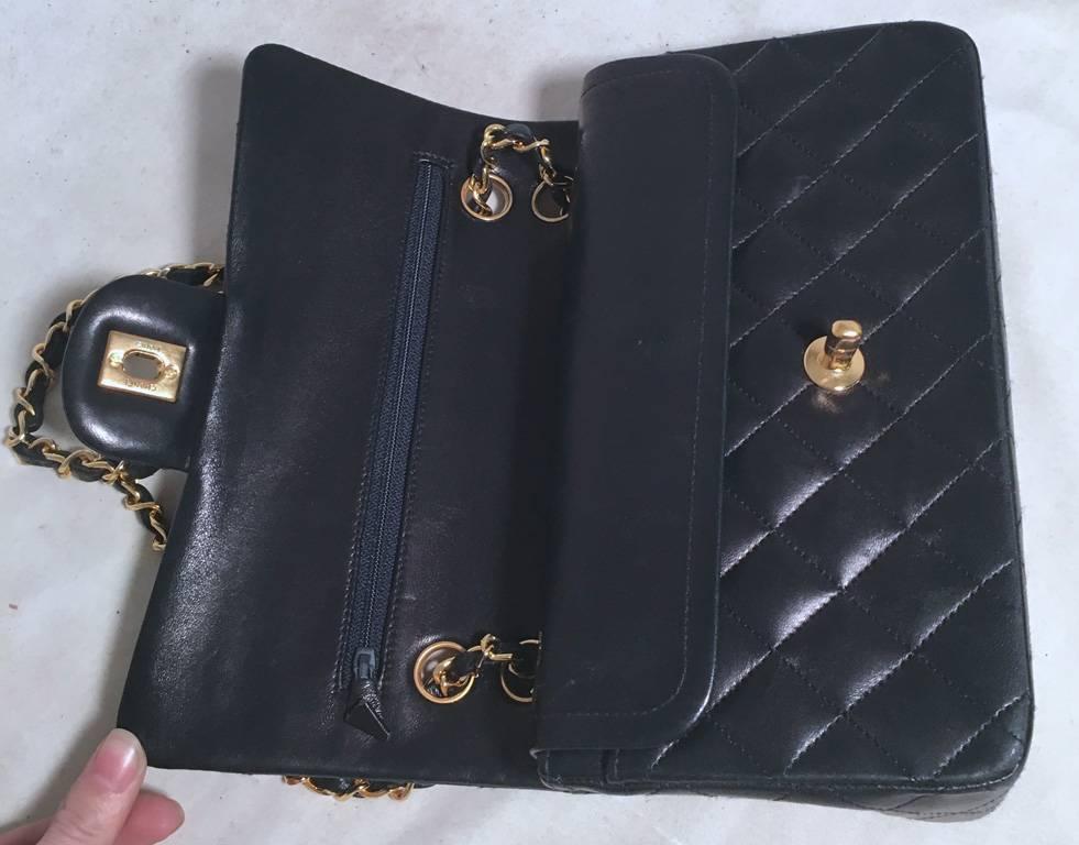 Bolso Chanel Vintage Azul Marino 9