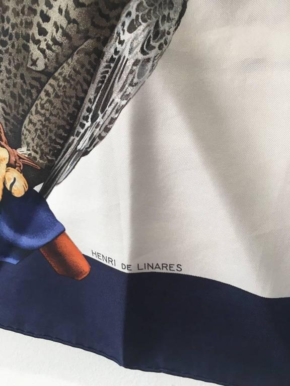 Hermes Vintage Chasse a Vol Silk Scarf c1960s at 1stDibs | chasse